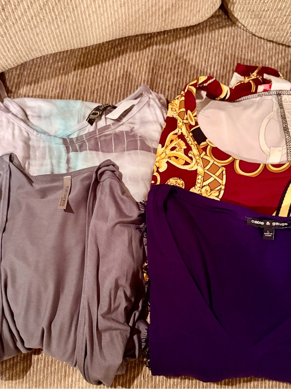 Women’s Multiple Short and long Sleeve Tops Bundle of 4
